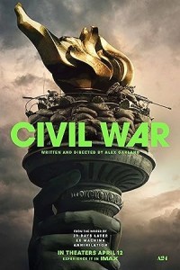 Civil War (2024) Hollywood English Poster