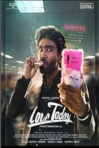 Love Today (2022) South Indian Hindi Dubbed Poster